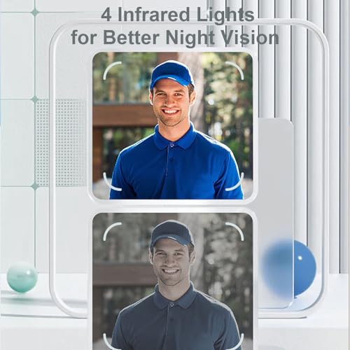 WiFi Smart Video Doorbell with Night Vision
