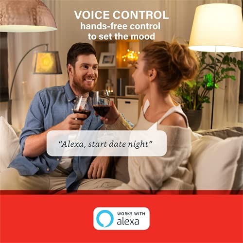 Smart Warm Light Bulb compatible with Alexa devices
