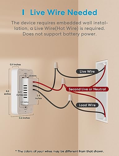 meross Smart Thermostat for Electric Heaters with Voice Control