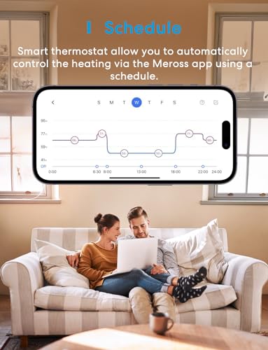 meross Smart Thermostat for Electric Heaters with Voice Control