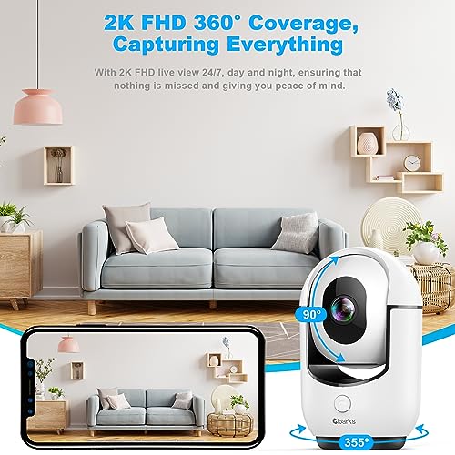 WiFi Pan/Tilt Security Camera with AI Motion Detection