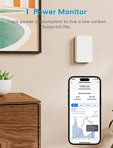 meross Smart Thermostat for Electric Heaters with Voice Control