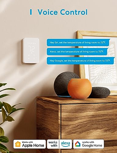 meross Smart Thermostat for Electric Heaters with Voice Control