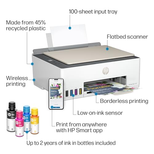 HP Smart-Tank 5000 Wireless All-in-One Ink-Tank Printer
