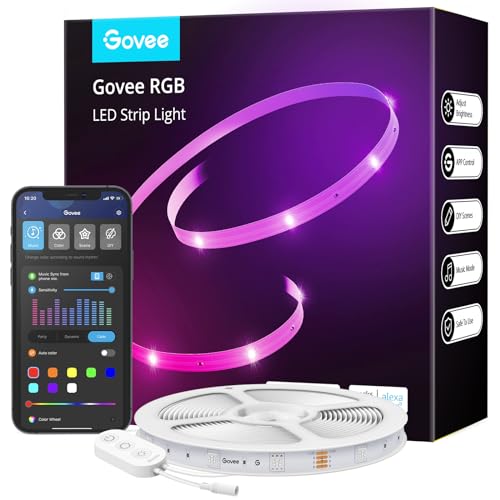 Govee Smart WiFi LED Strip Lights, 50ft RGB