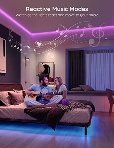 Govee Smart WiFi LED Strip Lights, 50ft RGB