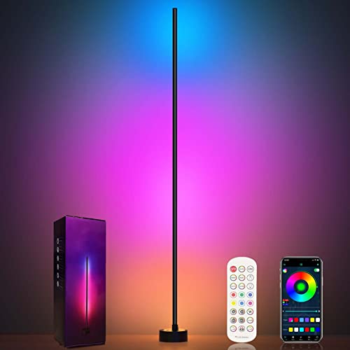Miortior Smart RGB LED Corner Floor Lamp