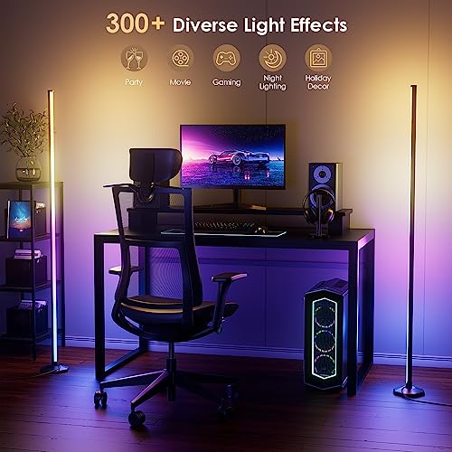 YIKBIK 65" RGB Floor Lamp with Bluetooth Control