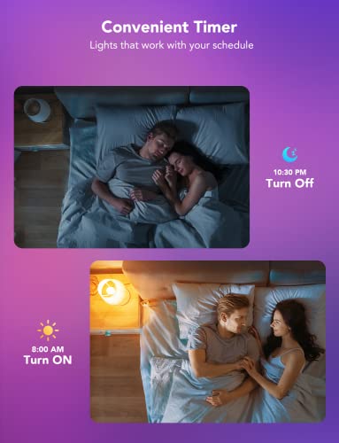Smart Color-Changing Light Bulbs, Music Sync, 16M Colors