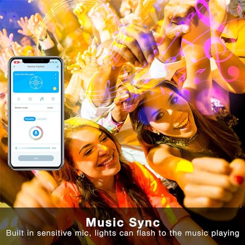 Daybetter 100ft WiFi Smart LED Lights with Music Sync