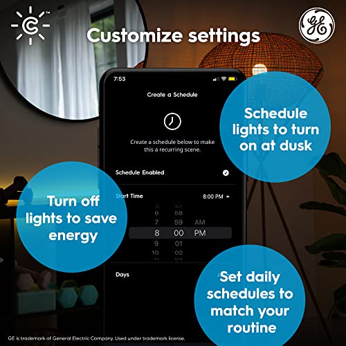 GE CYNC Color Changing Smart LED Floodlight Bulbs