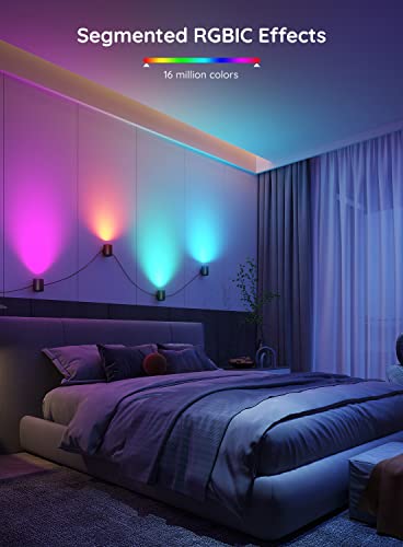 RGBIC Smart Wall Sconces with Music Sync