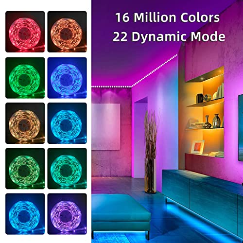 100FT Smart LED Strip Lights for Home Decor