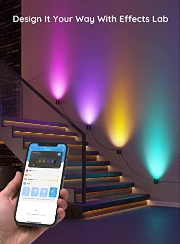 RGBIC Smart Wall Sconces with Music Sync