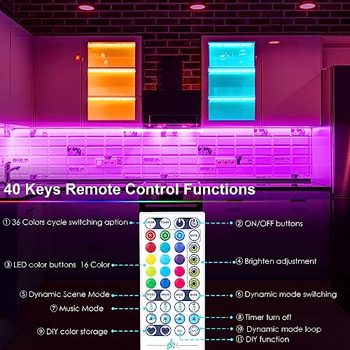maylit Smart Under Cabinet Lights - 3pcs 12