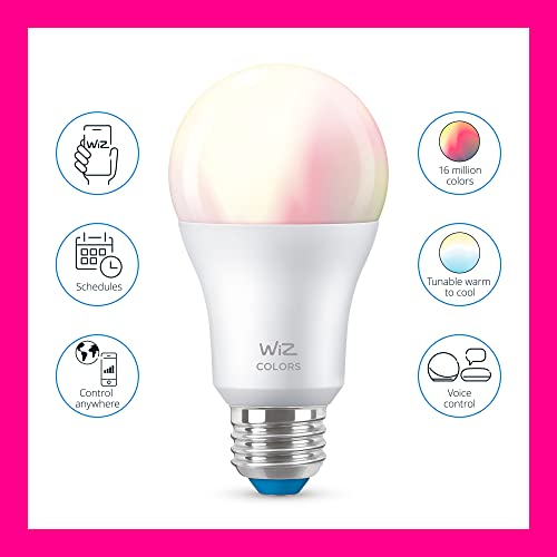 WiZ 60W A19 Color LED Smart Bulb (1 Pack)