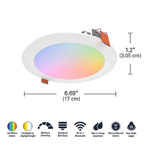 Smart Wi-Fi LED Recessed Downlight - HALO 6 Inch