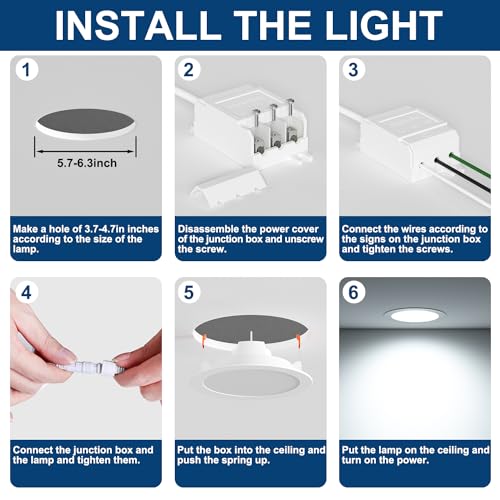 6 Inch Color Changing LED Downlights - Alexa Compatible