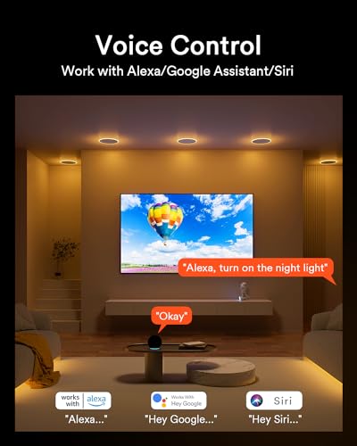 Lumary Smart 6 Inch RGB Night Light Canless