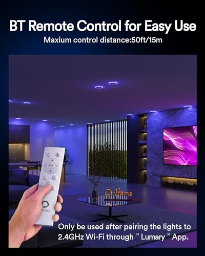 Lumary Smart 6 Inch RGB Night Light Canless