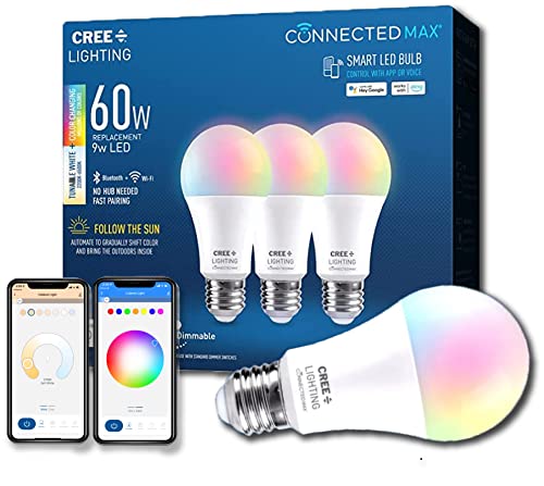Cree Smart LED Bulb Set for Alexa/Google Home