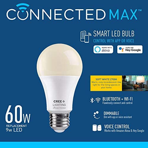 Cree Smart LED Bulb Set for Alexa/Google Home