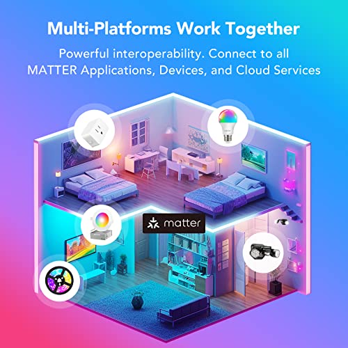 OREiN Matter Smart Light Bulbs - Color Changing Bulbs