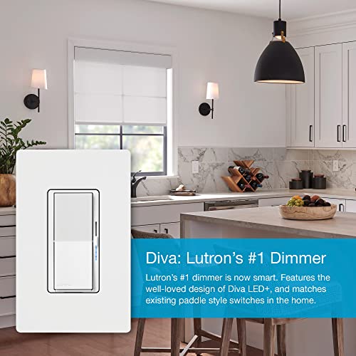 Lutron Caseta Smart Dimmer Switch | White | 3-Pack