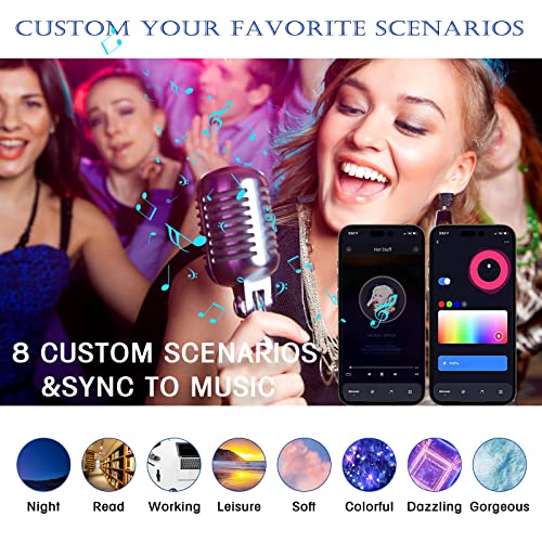 TECICO Smart Recessed Lights with Color Changing (8PACK)