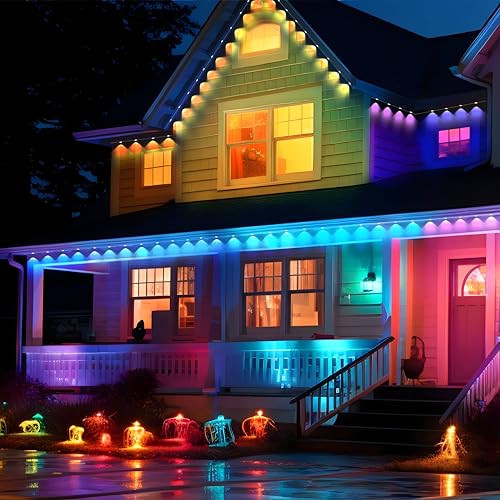 RGB+IC Smart Eaves Lights for Year-Round Outdoor Decorating