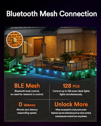 Lumary Smart LED Deck Lights, 6 Pack