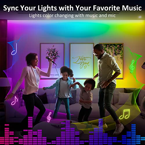 RGB Under Cabinet Lights Kit with Remote Control