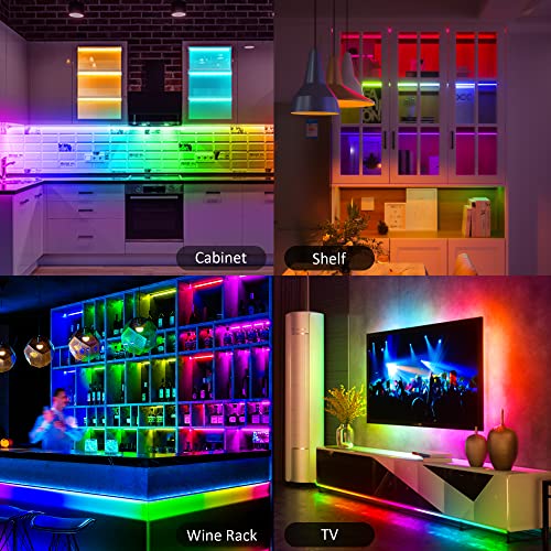 RGB Under Cabinet Lights Kit with Remote Control