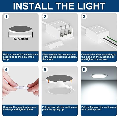 ChangM 8-Pack Smart LED Recessed Lighting, Alexa Compatible