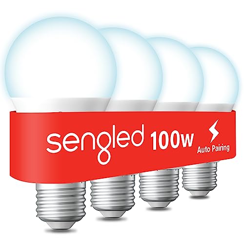 4-Pack Sengled Smart LED Bulbs, 100W Equivalent, Dimmable