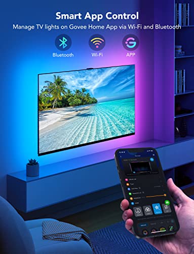 RGBIC TV Backlight for 55-65 inch TVs, Smart