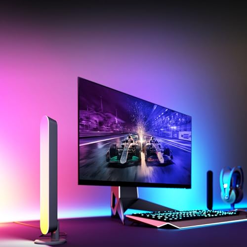 Color-changing Smart LED Light Bars with Music Sync & Voice Control