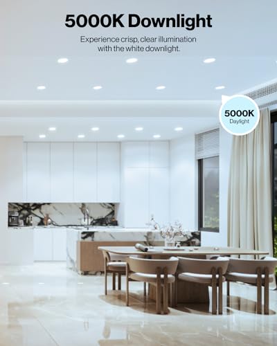 Sunco Lighting 4 Pack Smart LED Ceiling Lights