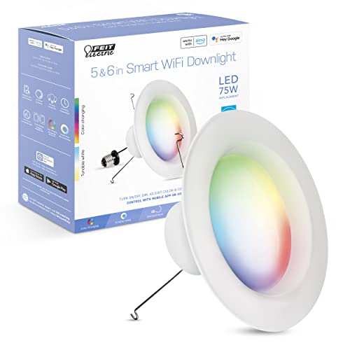 Smart LED Downlight: Works with Alexa or Google Assistant