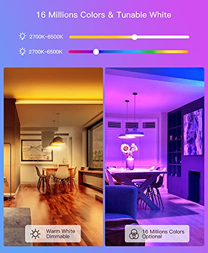 Music Sync Color Changing Smart Light Bulbs 2-Pack