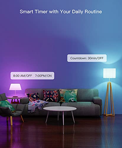Music Sync Color Changing Smart Light Bulbs 2-Pack