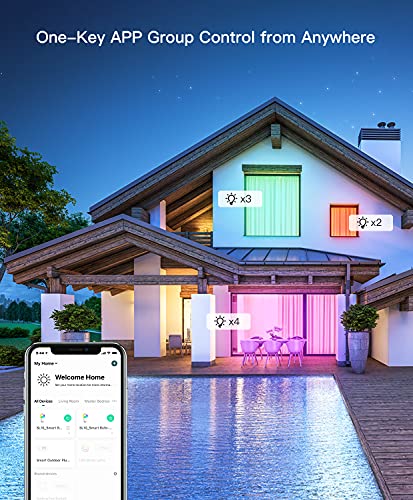 Music Sync Color Changing Smart Light Bulbs 2-Pack