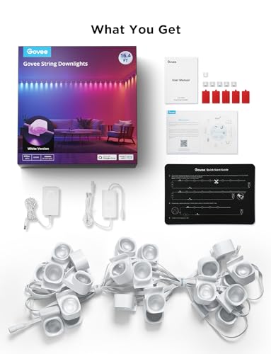Govee RGBIC Smart LED String Lights with Music Sync