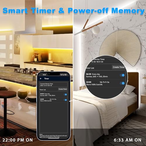 Smart White LED Strip Lights - Customize Your Space