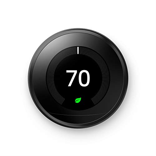 Google Nest Learning Thermostat - Programmable - 3rd Gen - Black