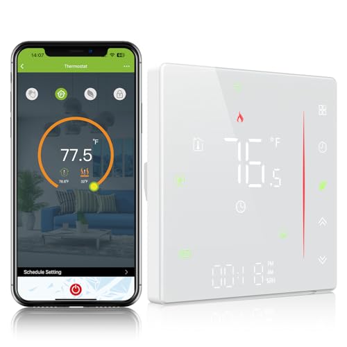 Programmable Voice Control Smart Thermostat Compatible with Alexa