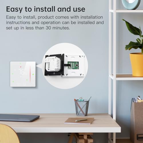 Programmable Voice Control Smart Thermostat Compatible with Alexa