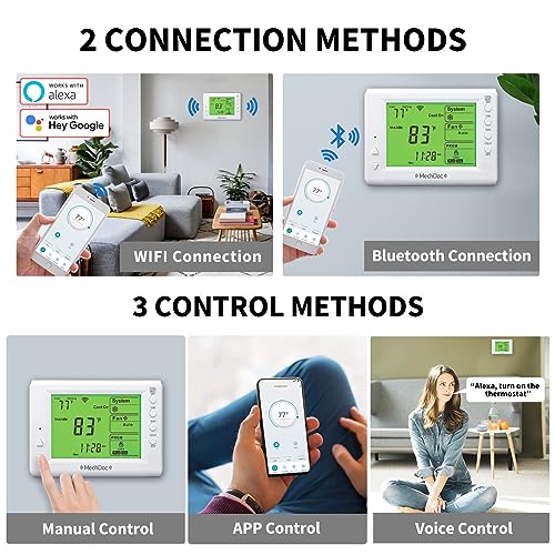 Smart Thermostat for Alexa & Google, 7-Day Programmable