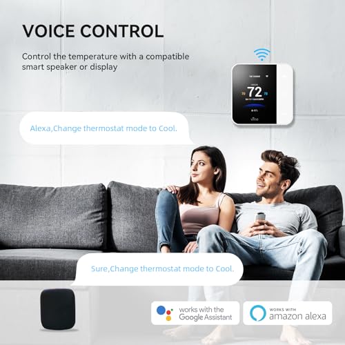 Smart WiFi Thermostat with Touchscreen Display for Home