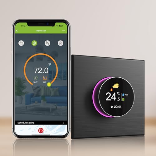 Smart Thermostat for Electric Heaters: Works with Alexa